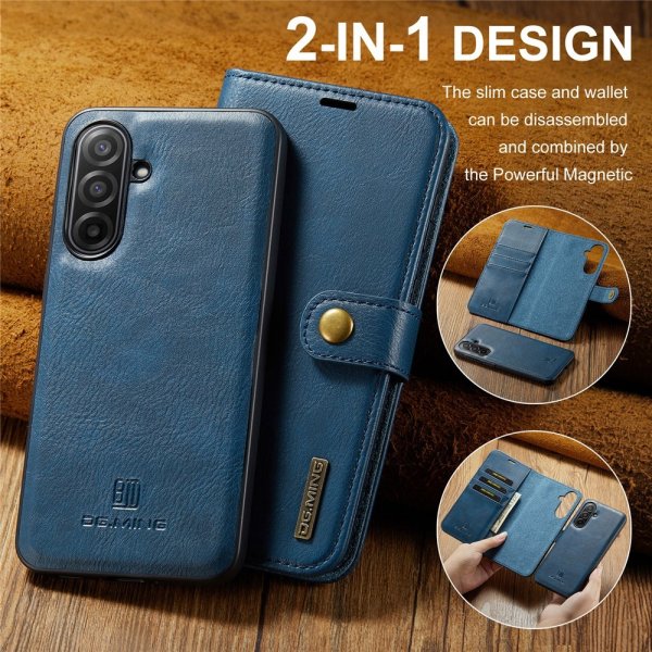 Dg.Ming Samsung Galaxy A17 Cover med Aftageligt Cover Blå