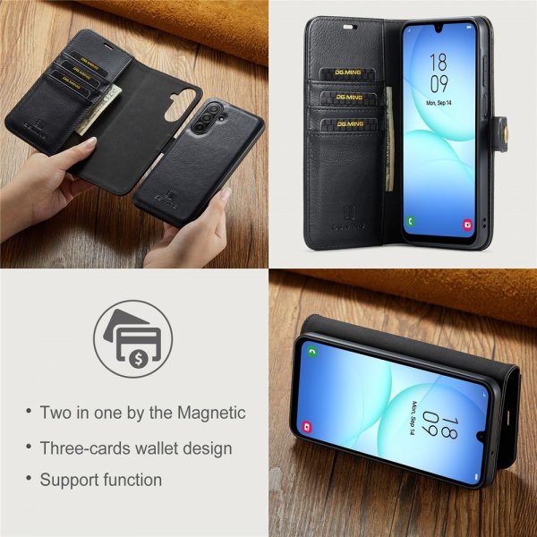 Dg.Ming Samsung Galaxy A17 Cover med Aftageligt Cover Sort