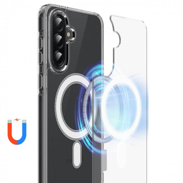 Nordic Covers Samsung Galaxy A17 Cover Feather Series MagSafe Transparent