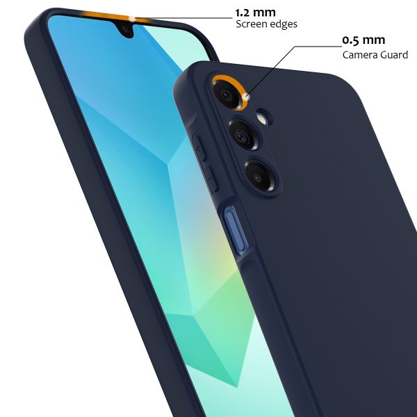 Samsung Galaxy A17 Cover med Strap Silikone MagSafe Mørkeblå