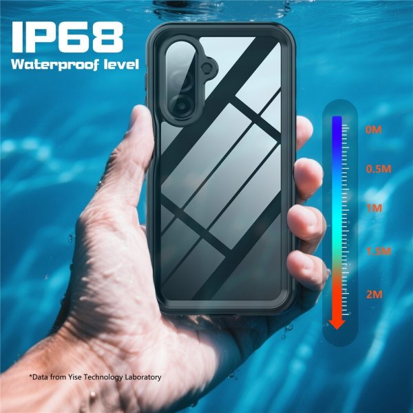 Redpepper Samsung Galaxy A17 Cover Vandtæt IP68 Sort