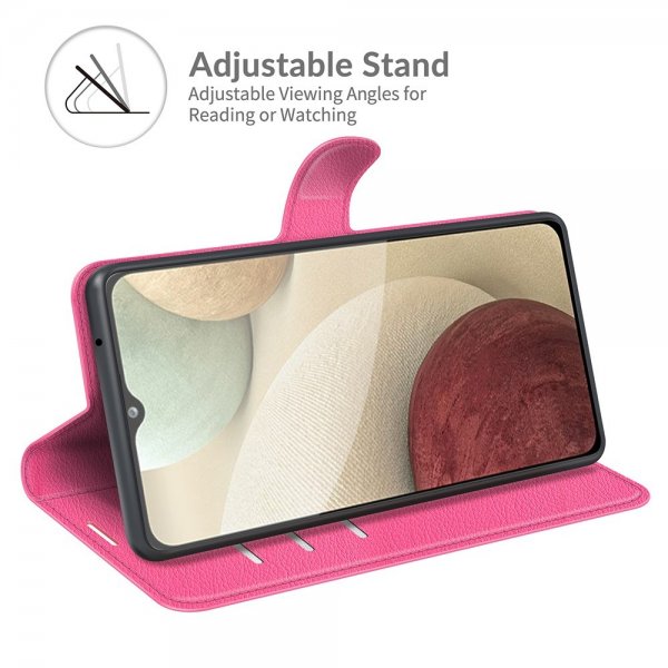 Samsung Galaxy A22 4G Cover Litchi Magenta