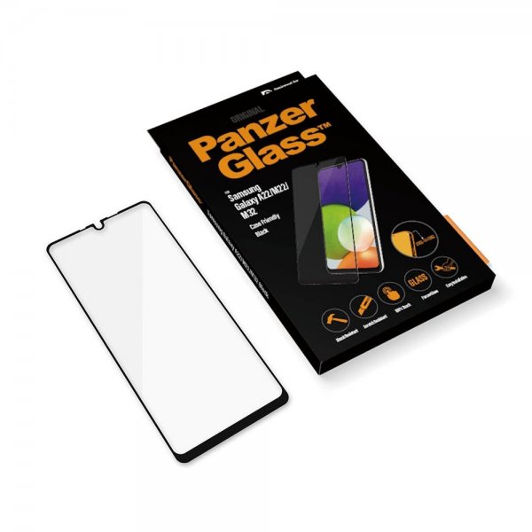 PanzerGlass Samsung Galaxy A22 4G Skærmbeskyttelse Edge-to-Edge Case Friendly