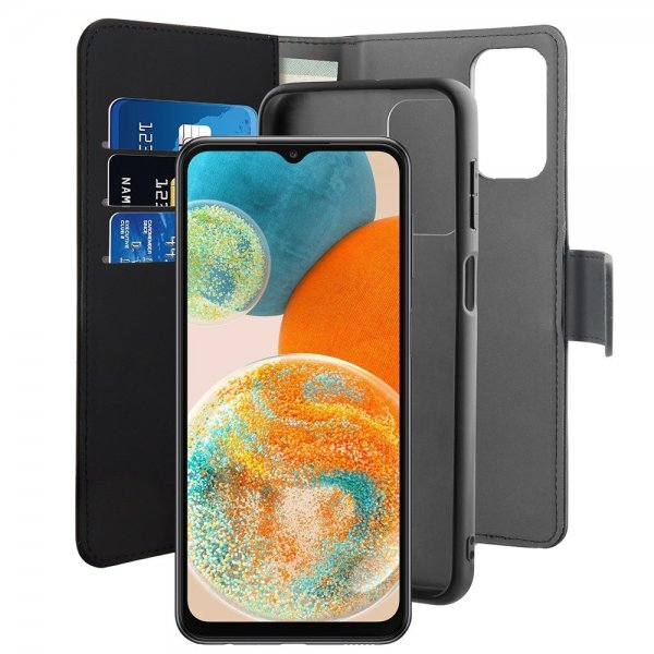 Puro Samsung Galaxy A23 5G Etui Wallet Detachable 2 i 1 Sort