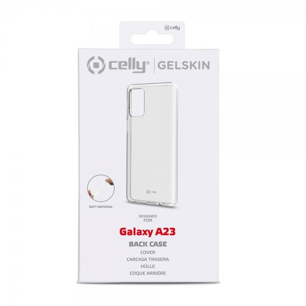 Celly Samsung Galaxy A23 5G Cover GELSKIN Transparent