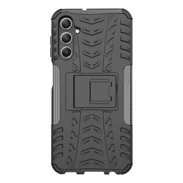 Samsung Galaxy A24 Cover Dækmønster Stativfunktion Sort