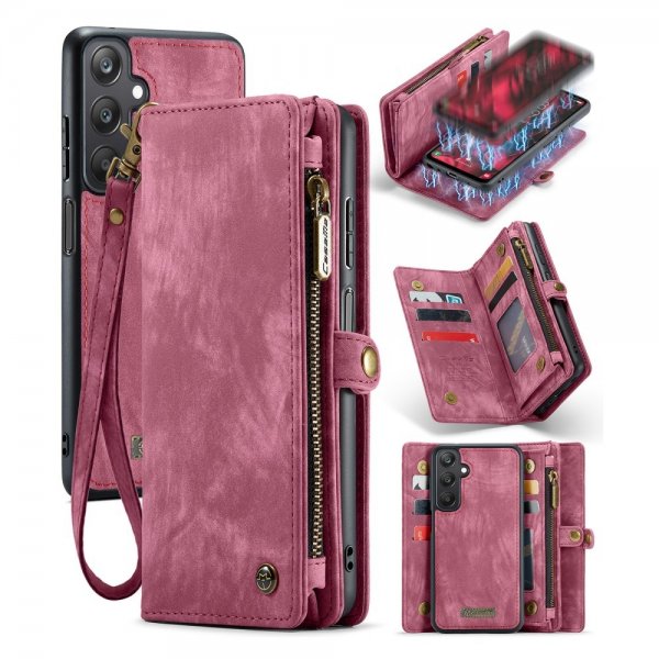 CaseMe Samsung Galaxy A25 Cover 008 Series Aftageligt Cover Rød