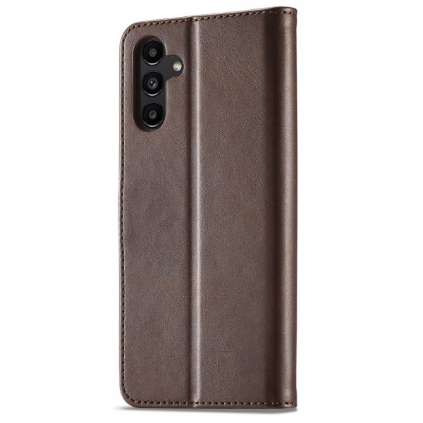 Lc.Imeeke Samsung Galaxy A25 Etui med Kortlomme Standerfunktion Mørkebrun