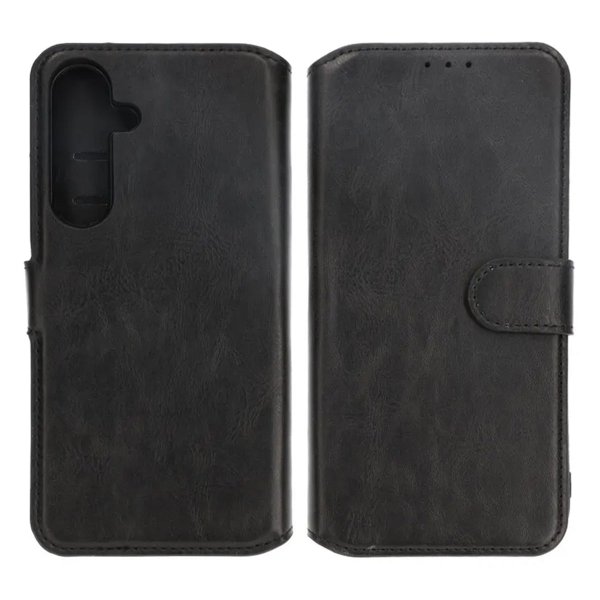 Rvelon Samsung Galaxy A25 Cover Magnetisk Aftageligt Etui Sort