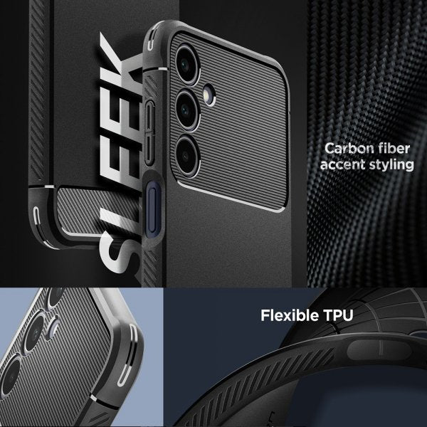 Spigen Samsung Galaxy A25 Cover Rugged Armor Mat Sort
