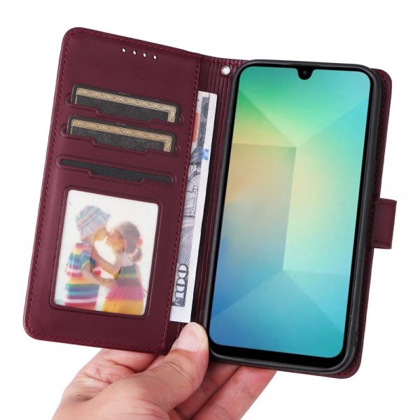 Betopnice Samsung Galaxy A26 Cover med Aftageligt Cover 005 Rød