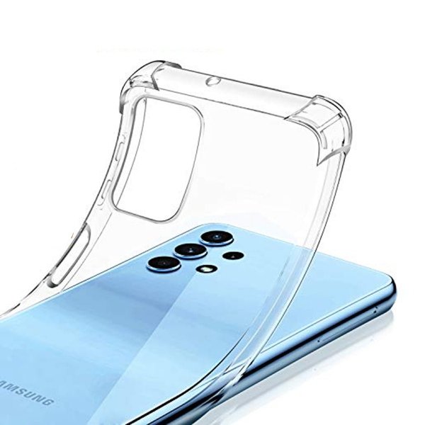 Rvelon Samsung Galaxy A32 5G Cover Stødsikkert Gennemsigtigt