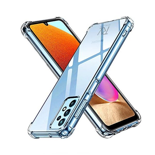 Rvelon Samsung Galaxy A32 5G Cover Stødsikkert Gennemsigtigt