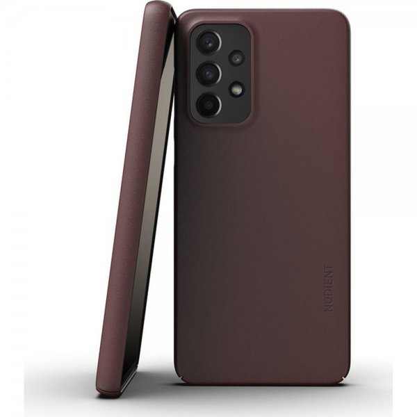 Nudient Samsung Galaxy A33 5G Cover Thin Case V3 Sangria Red