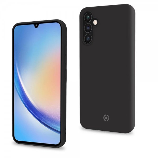Celly Samsung Galaxy A34 5G Cover CROMO Sort