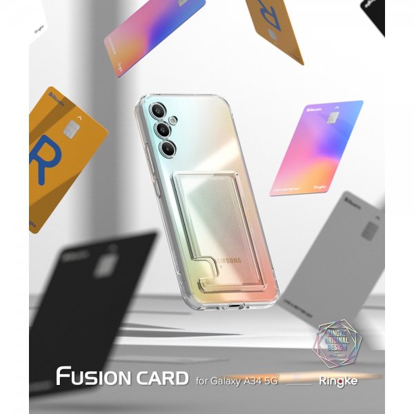 Ringke Samsung Galaxy A34 5G Cover Fusion Card Clear