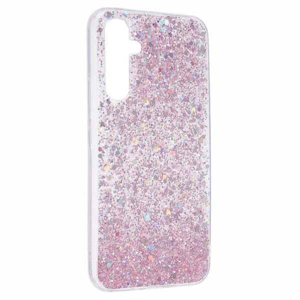 Nordic Covers Samsung Galaxy A34 5G Cover Sparkle Series Blossom Pink