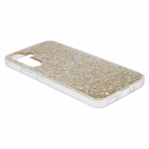 Nordic Covers Samsung Galaxy A34 5G Cover Sparkle Series Citrine Gold