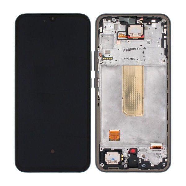 Samsung Galaxy A34 Skærm med LCD Display - Grafit