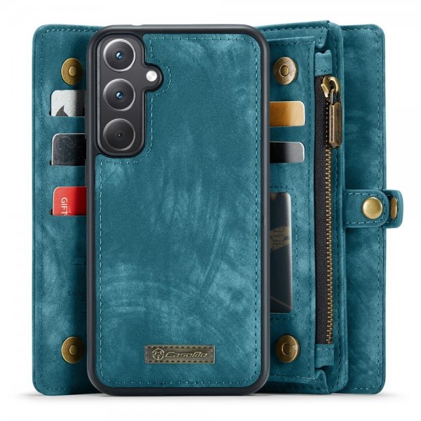 CaseMe Samsung Galaxy A35 Etui 008 Series Aftageligt Cover Blå