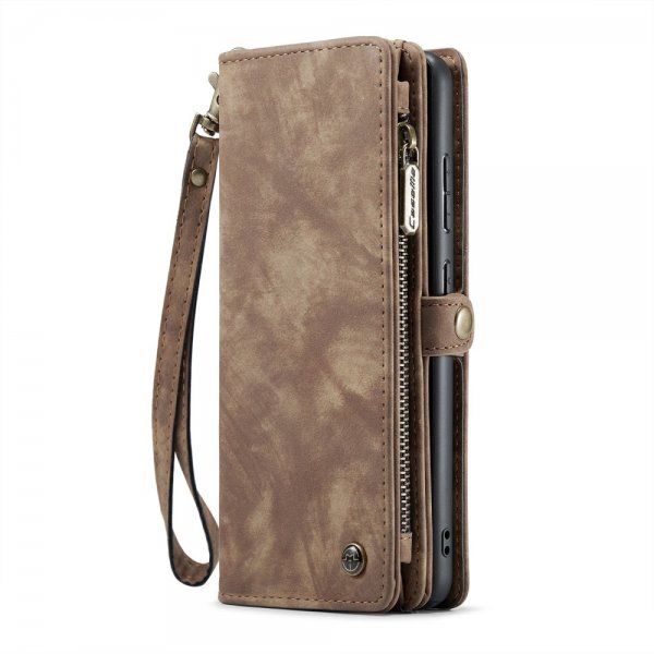 CaseMe Samsung Galaxy A35 Etui 008 Series Aftageligt Cover Brun