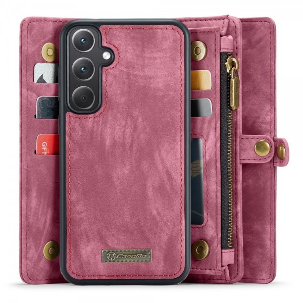 CaseMe Samsung Galaxy A35 Etui 008 Series Aftageligt Cover Rød