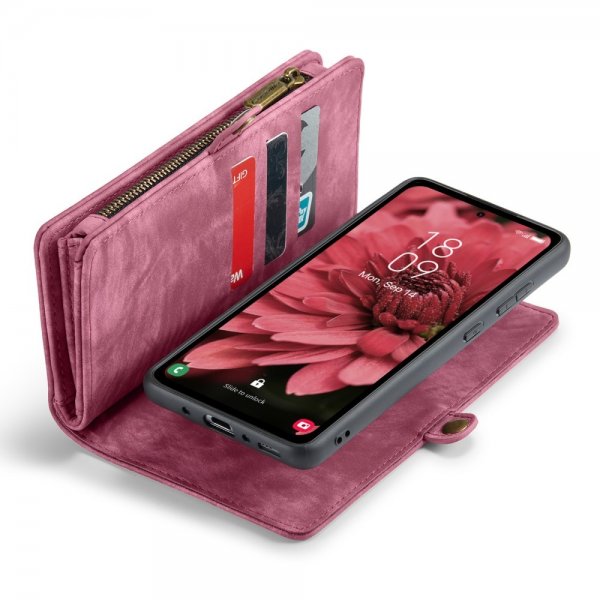 CaseMe Samsung Galaxy A35 Etui 008 Series Aftageligt Cover Rød