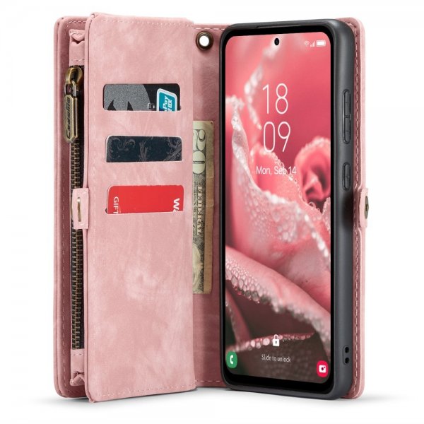 CaseMe Samsung Galaxy A35 Etui 008 Series Aftageligt Cover Rosaguld
