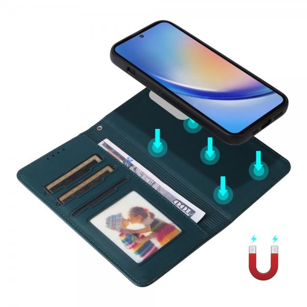 Betopnice Samsung Galaxy A35 Cover med Aftageligt Cover 005 Blå