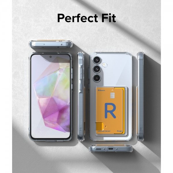 Ringke Samsung Galaxy A35 Cover Fusion Card Klar