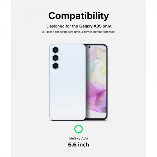 Ringke Samsung Galaxy A35 Skærmbeskyttelse Easy Slide 2-pak