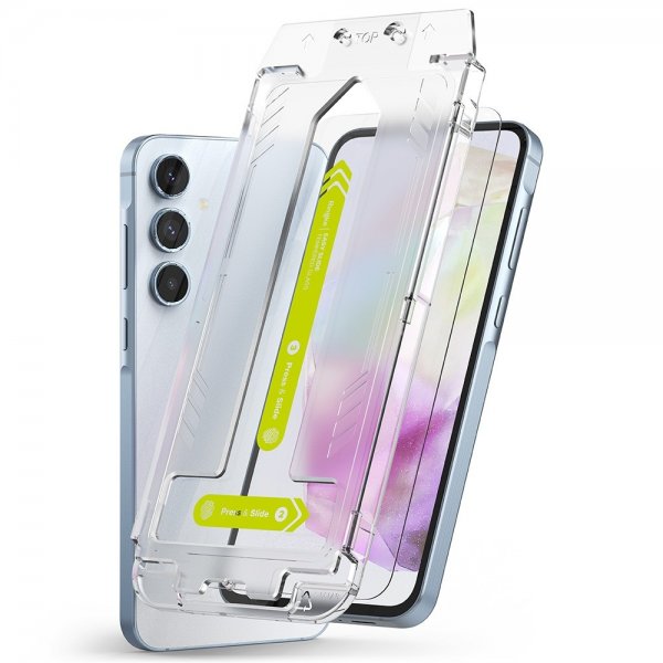 Ringke Samsung Galaxy A35 Skærmbeskyttelse Easy Slide 2-pak