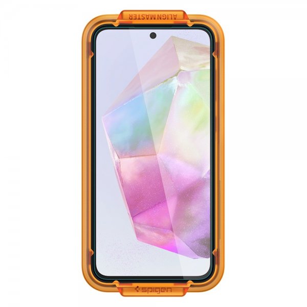 Spigen Samsung Galaxy A35 Skærmbeskyttelse GLAS.tR ALIGNmaster 2-pak