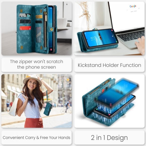CaseMe Samsung Galaxy A36 Cover 008 Series Aftageligt Cover Blå