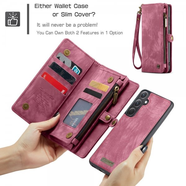 CaseMe Samsung Galaxy A36 Futteral 008 Series Aftageligt Cover Rød