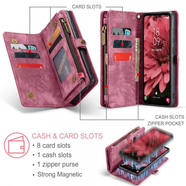CaseMe Samsung Galaxy A36 Futteral 008 Series Aftageligt Cover Rød