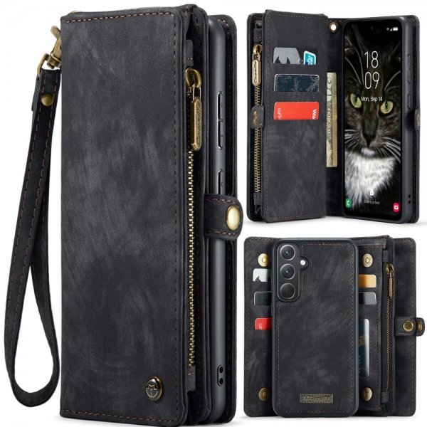 CaseMe Samsung Galaxy A36 Etui 008 Series Aftageligt Cover Sort