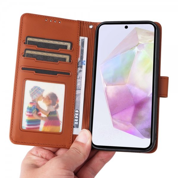 Betopnice Samsung Galaxy A36 Cover med Aftageligt Etui 005 Brun
