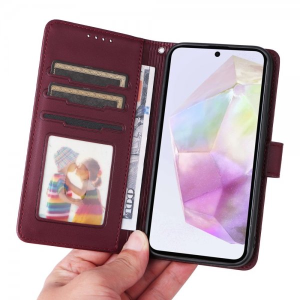 Betopnice Samsung Galaxy A36 Cover med Aftageligt Cover 005 Rød