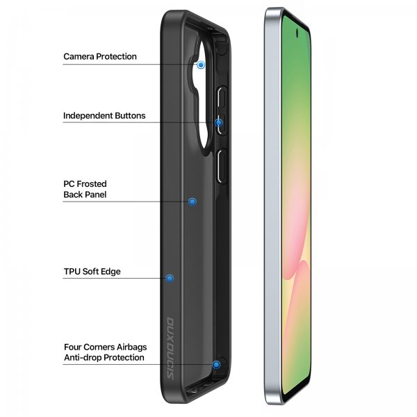 Dux Ducis Samsung Galaxy A36/Galaxy A56/Galaxy A37 Cover Yind-serien Sort