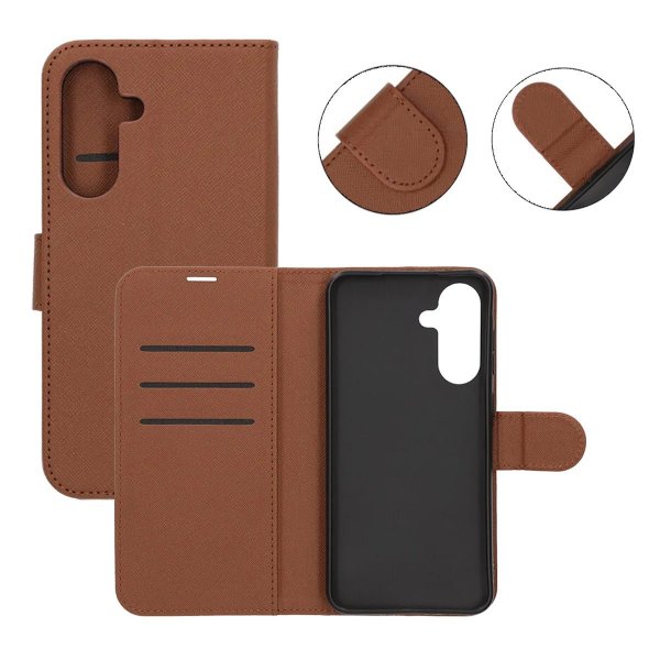 Samsung Galaxy A36 Cover med Stativ Brun