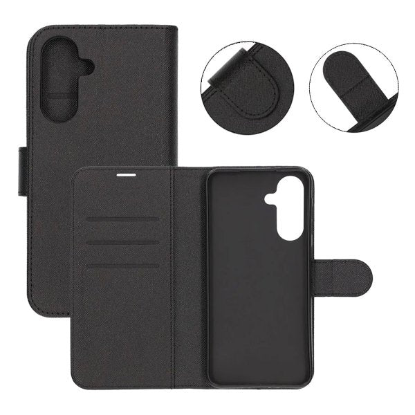 Samsung Galaxy A36 Cover med Stativ Sort