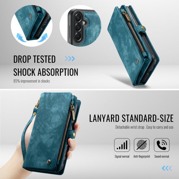 CaseMe Samsung Galaxy A37 Cover 008 Series Aftageligt Cover Blå