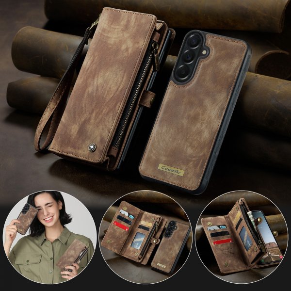 CaseMe Samsung Galaxy A37 Cover 008 Series Aftageligt Cover Brun