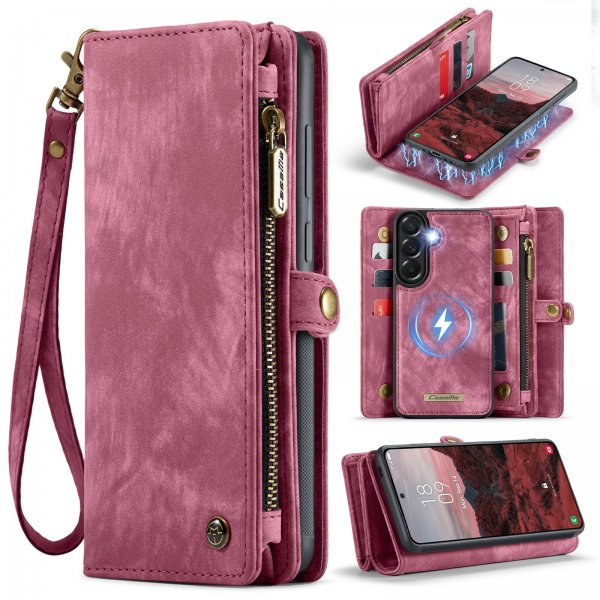 CaseMe Samsung Galaxy A37 Cover 008 Series Aftageligt Cover Rød