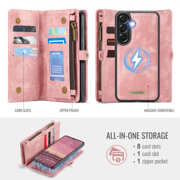 CaseMe Samsung Galaxy A37 Cover 008 Series Aftageligt Cover Rosa