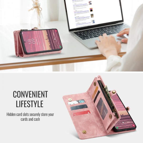 CaseMe Samsung Galaxy A37 Cover 008 Series Aftageligt Cover Rosa