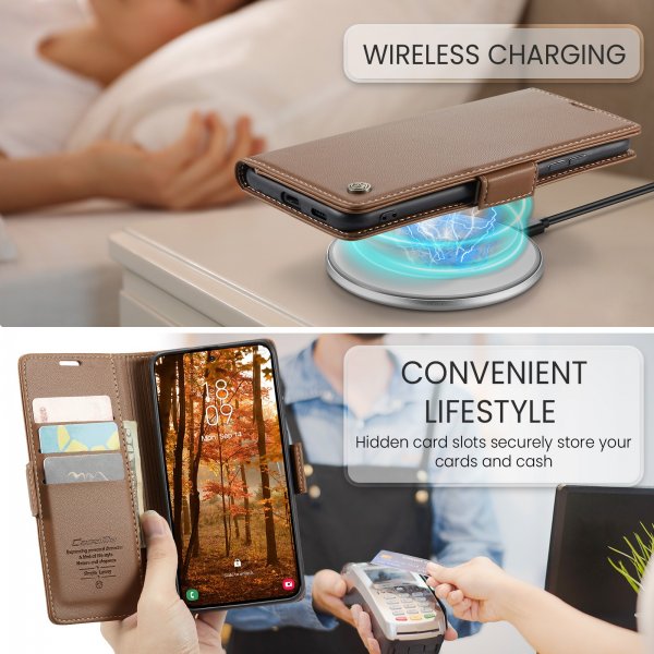 CaseMe Samsung Galaxy A37 Cover 023 Series Brun
