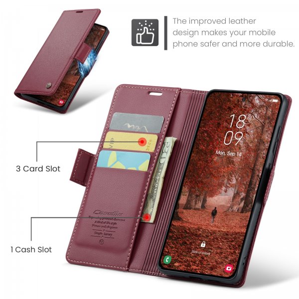 CaseMe Samsung Galaxy A37 Cover 023-serien Rød