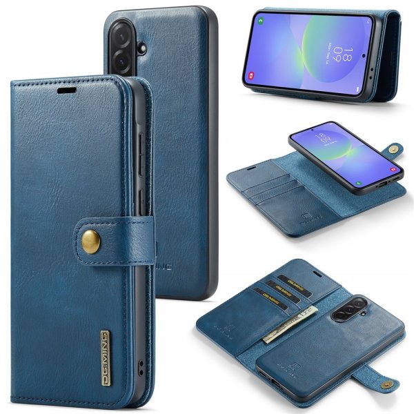Dg.Ming Samsung Galaxy A37 Etui med Aftageligt Cover Blå